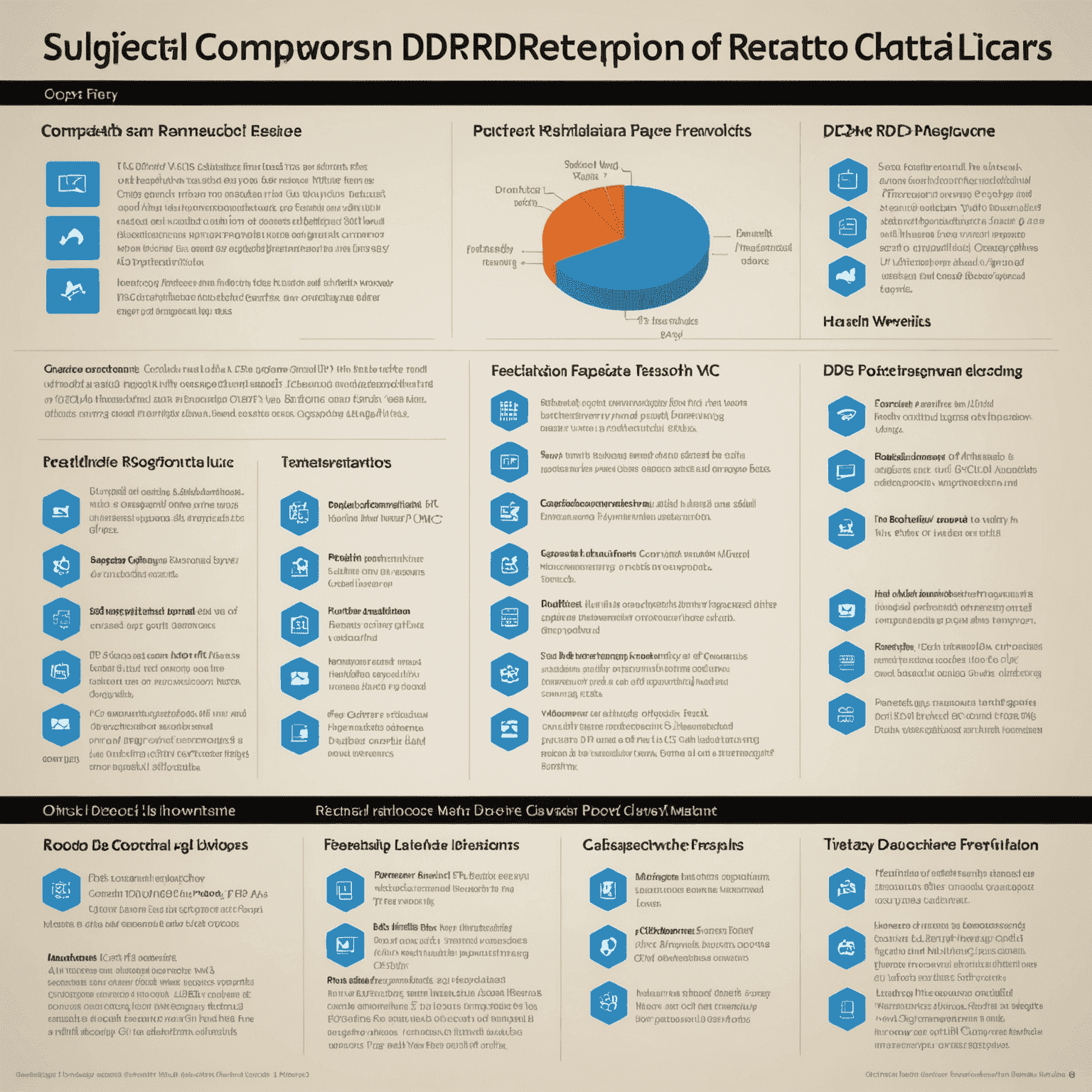 Comparison chart showing features of RDP, ICA, VNC, and other remote desktop protocols